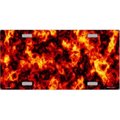 Power House Fire Explosion Flat Automotive License Plates Blanks for Customizing PO125665